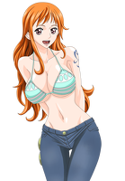 0070 one piece nami png by nao1203 d5ej2m3