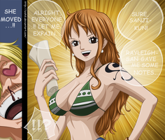1565 one piece nami and sanji by ioshik d321m5s