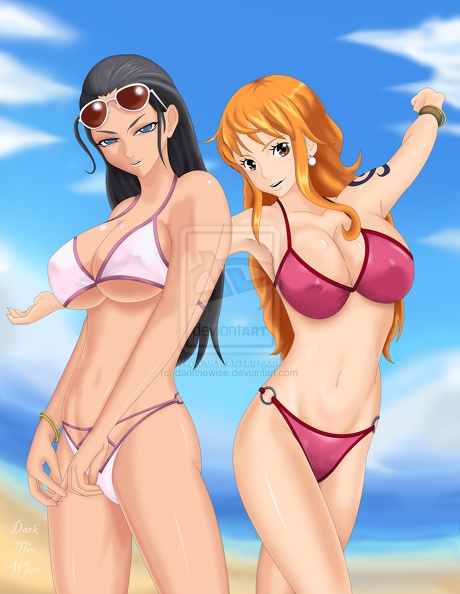 1062_nami_and_robin_summer_time_by_darkthewise_d3l272z.jpg
